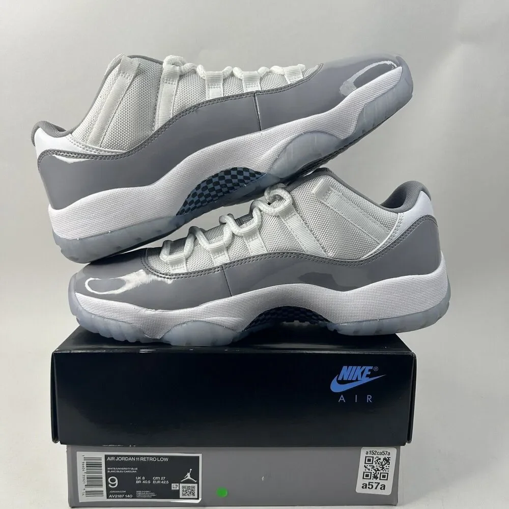 Nike Shoes Air Jordan 11 Retro Low “Cement Grey” 2024